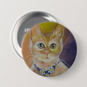 Daisy Ronde Button 7,6 Cm (Voorkant /achterkant)