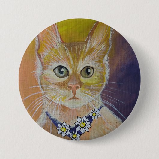 Daisy Ronde Button 7,6 Cm (Voorkant)