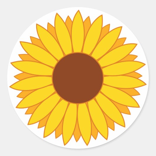 Daisy Ronde Sticker (Voorkant)