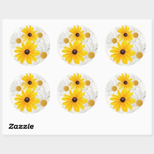 Daisy Ronde Sticker