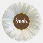 Daisy Ronde Sticker (Voorkant)