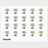 Daisy Ronde Sticker (Vel)