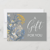 Daisy & Rowan Wildbloemen Cadeaucertificaat Kaart (Voorkant)