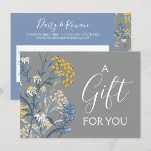 Daisy & Rowan Wildbloemen Cadeaucertificaat Kaart