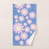 Daisy Roze Blauwe Bureaumat Bad Handdoek (Handdoek)