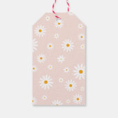 Daisy roze Miss Verederful 1e verjaardag Cadeaulabel (Achterkant)