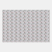 Daisy, rozen met kleine rode hartjes voor decoupag inpakpapier vel (Voorkant)