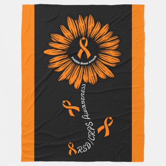 Daisy...RSD/CRPS Fleece Deken (Voorkant)