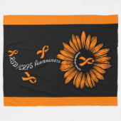Daisy...RSD/CRPS Fleece Deken (Voorkant (Horizontaal))
