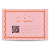 Daisy RSVP met QR-code