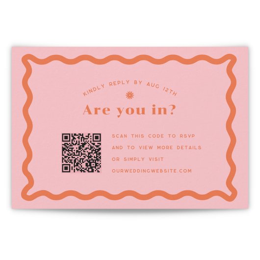Daisy RSVP met QR-code
