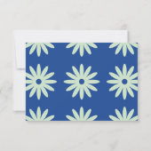 Daisy RSVP met QR-code Kaartje (Achterkant)