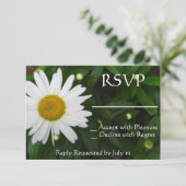 Daisy RSVP Uitnodiging (Staand voorkant)