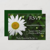 Daisy RSVP Uitnodiging (Voorkant / Achterkant)