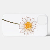 Daisy – Rustieke Wildflower Illustratie Case-Mate iPhone Case (Achterkant (horizontaal))