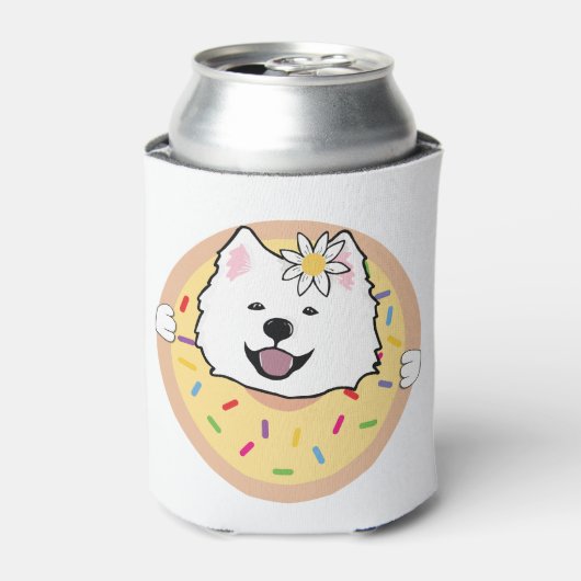 Daisy samoyed blikjeskoeler (Blikje Voorkant)