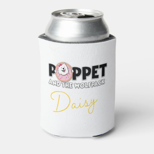 Daisy samoyed blikjeskoeler (Blikje Achterkant)