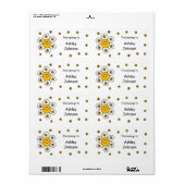 Daisy School levert labels (Full Sheet)