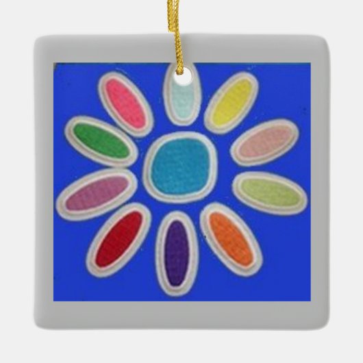 Daisy Scout-keramisch Ornament (Voorkant)