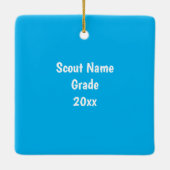 Daisy Scout kerstversiering Keramisch Ornament (Achterkant)