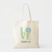 Daisy Scout Love Troop Number Tas (Voorkant)