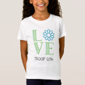 Daisy Scout Love Troop Shirt (Voorkant)