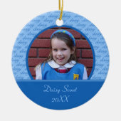 Daisy Scout Photo Ornament (Voorkant)
