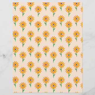 Daisy Scrapbook paper