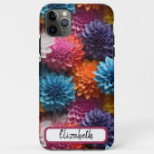 Daisy Seamless Pattern Stoere iPhone / iPad hoesje (Achterkant)