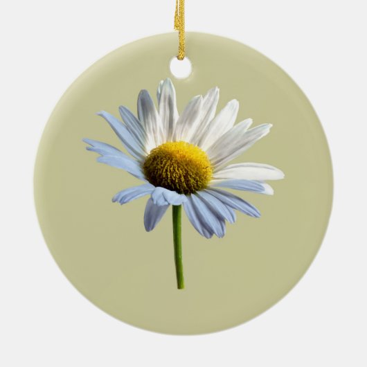 Daisy Shadow en Light Keramisch Ornament (Achterkant)
