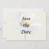Daisy Shadow en Light Wedding Supplies Save The Date (Achterkant)