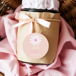 Daisy-Shaped Birthday Bag Tags for Girls Labels