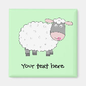 Daisy Sheep Magneet (Voorkant)