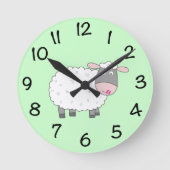 Daisy Sheep Ronde Klok (Voorkant)