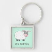 Daisy Sheep Sleutelhanger (Voorkant)