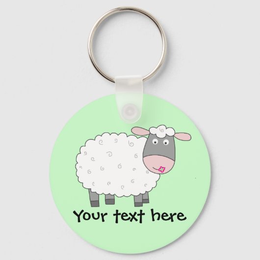 Daisy Sheep Sleutelhanger (Voorkant)