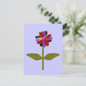 Daisy Shining Plastic Briefkaart (Staand voorkant)