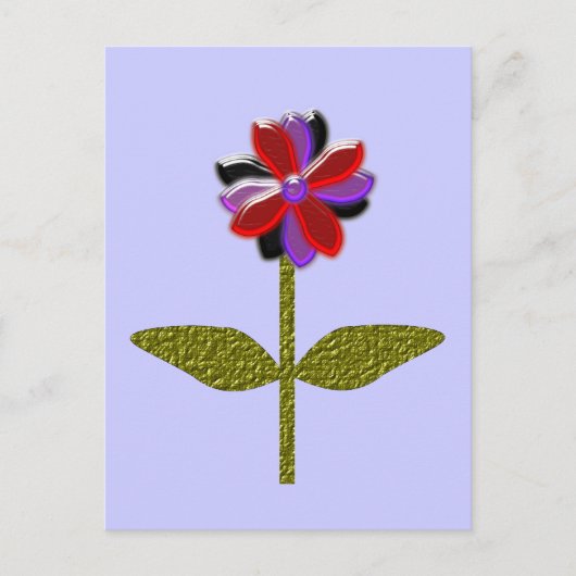 Daisy Shining Plastic Briefkaart (Voorkant)