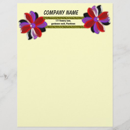 Daisy Shining Plastic  letterhead (Voorkant)
