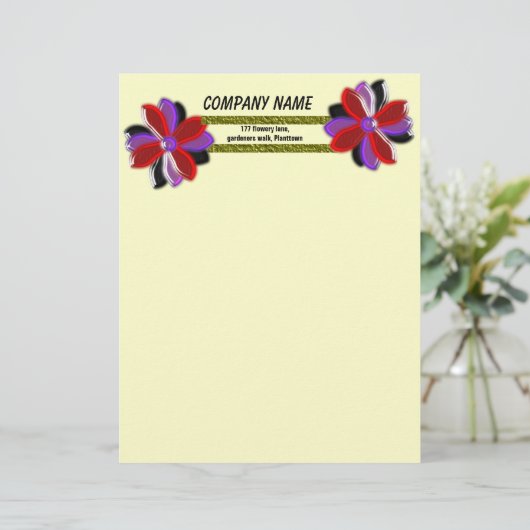 Daisy Shining Plastic letterhead (Staand voorkant)