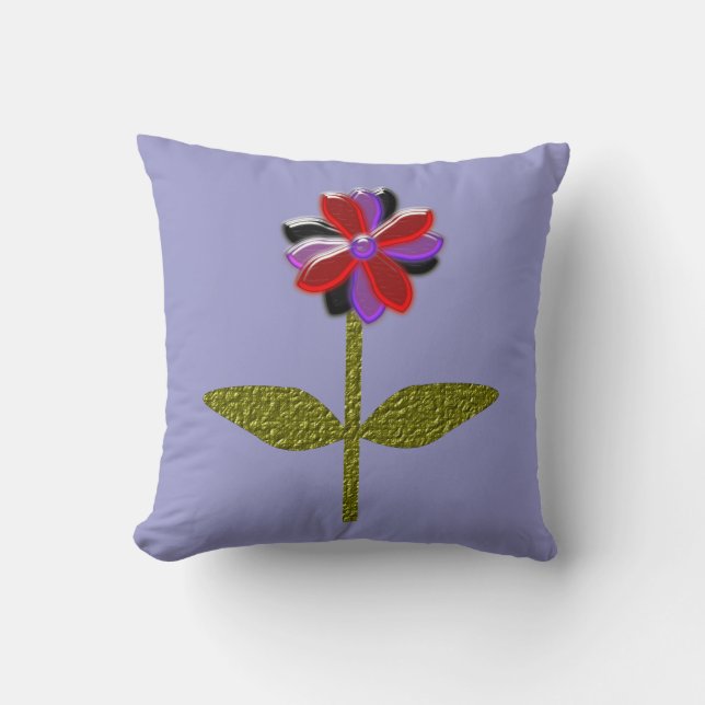 Daisy Shining Plastic Pillow Kussen (Voorkant)
