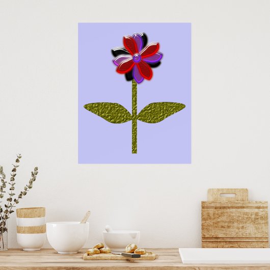 Daisy Shining Plastic print (Keuken)