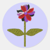 Daisy Shining Plastic Sticker (Voorkant)