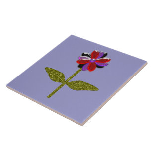Daisy Shining Plastic Tile Tegeltje
