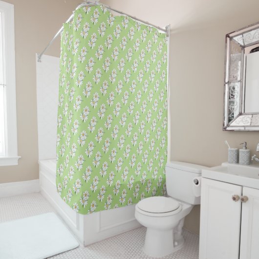 Daisy Shower Curtain Douchegordijn (In situ)