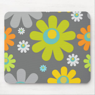 daisy Silver Grey Mousepad Muismat