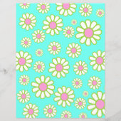 Daisy Simple Aqua (Achterkant)