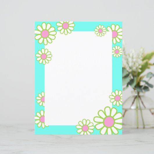 Daisy Simple Aqua (Staand voorkant)