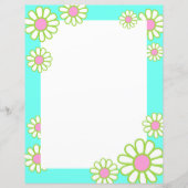 Daisy Simple Aqua (Voorkant)