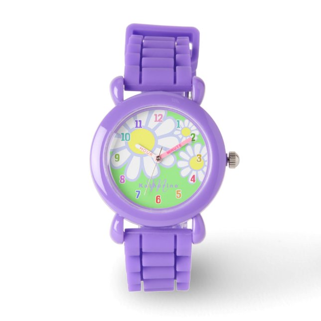 Daisy Simple Green Horloge (Voorkant)